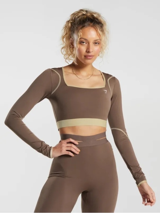 Gymshark Tops - Gymshark Everyday Long Sleeve Midi Top Activewear XXL